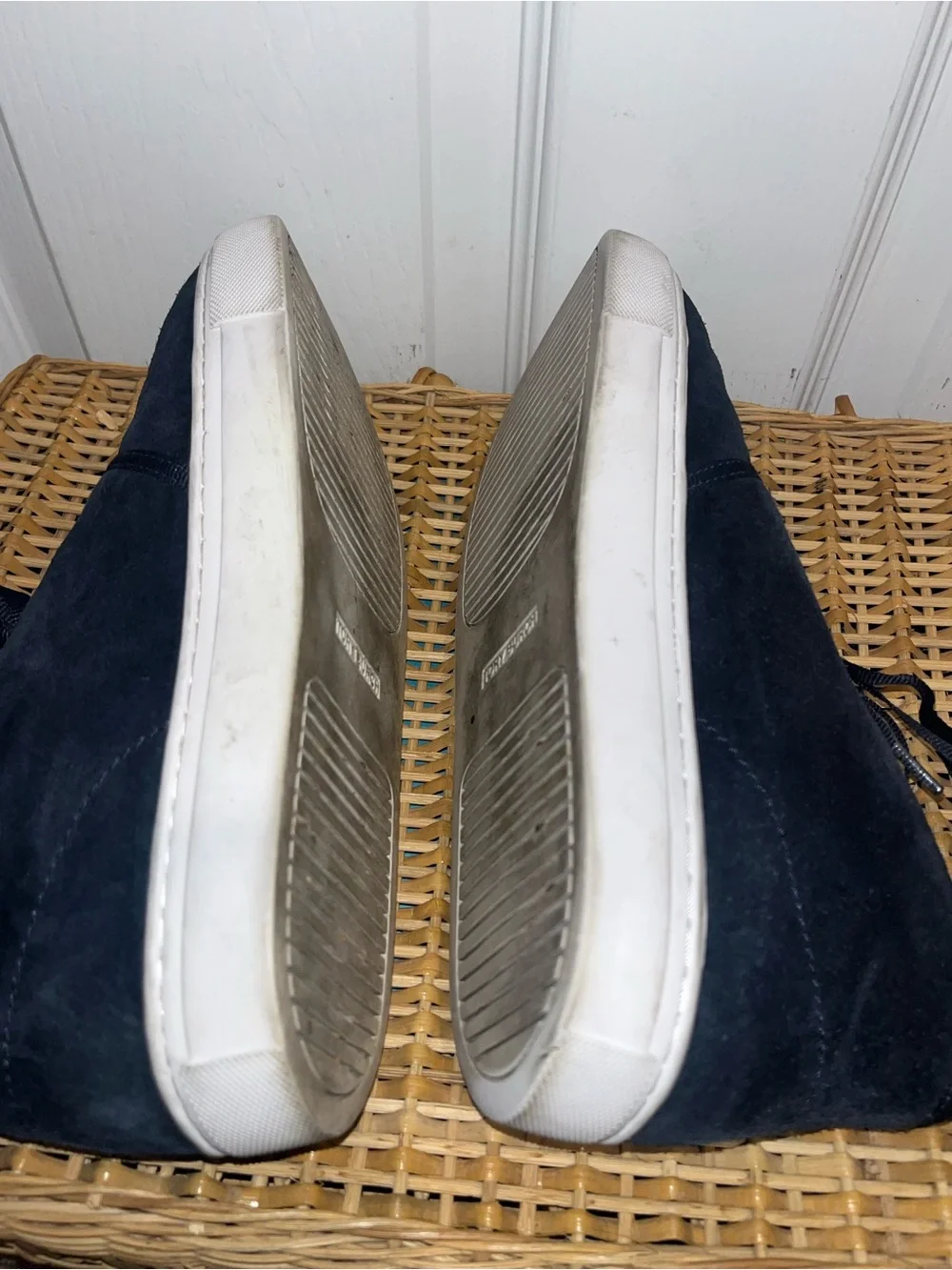 TORY BURCH Iggy suede sneakers in Navy